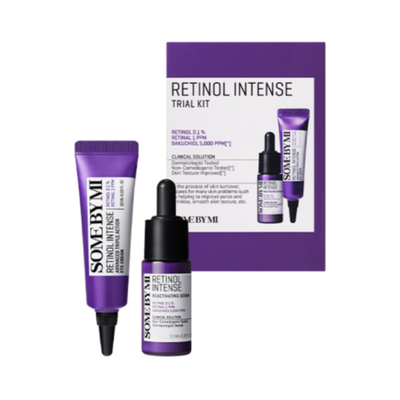 Some By Mi Retinol Intense Trial Kit (2‑Pc Minis: Serum & Eye Cream 10ml Each)